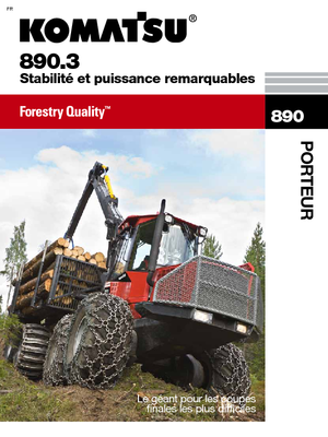 Tragschlepper Komatsu 890.3