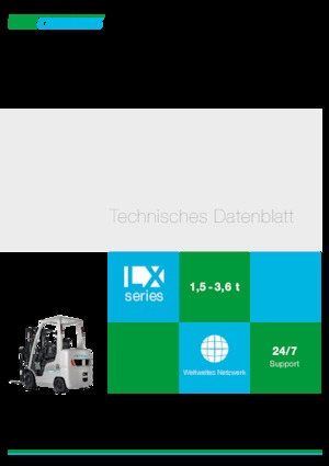 Frontstapler Diesel UniCarriers LX 35