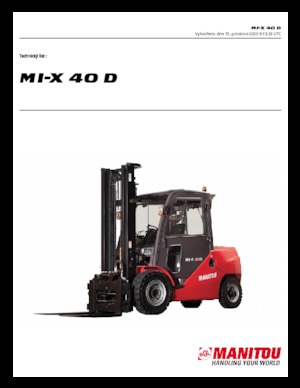 Frontstapler Diesel Manitou MI-X 40 D