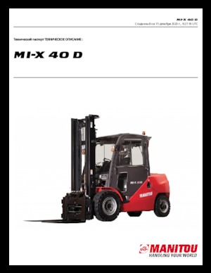 Frontstapler Diesel Manitou MI-X 40 D