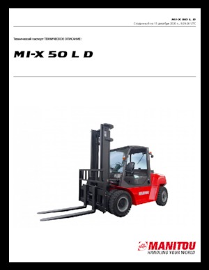 Frontstapler Diesel Manitou MI-X 50 L D