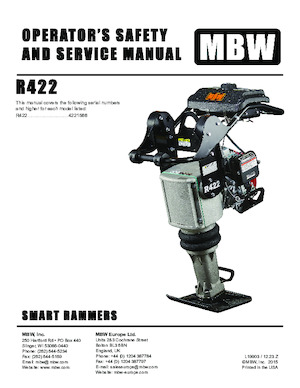 Stampfer, Benzin und Diesel M-B-W R422