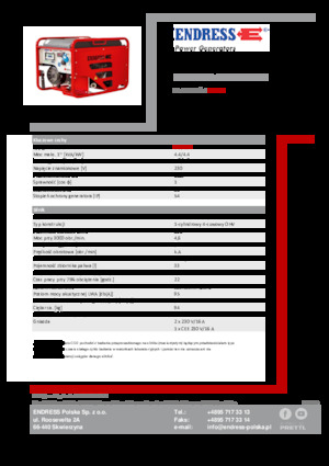 Stromerzeuger, Benzin Endress ESE 406 HG-GT ISO Duplex