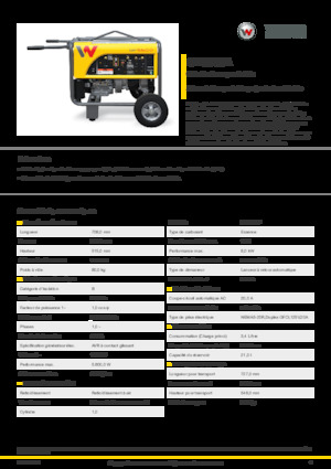 Stromerzeuger, Benzin Wacker Neuson GP5600A