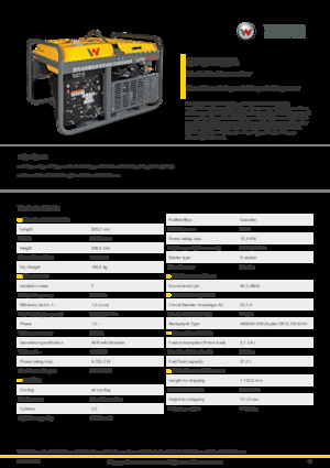 Stromerzeuger, Benzin Wacker Neuson GP9700A