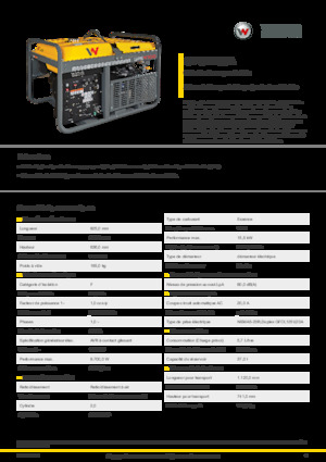 Stromerzeuger, Benzin Wacker Neuson GP9700A