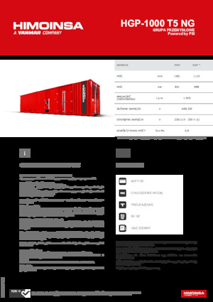 Stromerzeuger, Benzin HIMOINSA HGP-1000 T5 NG