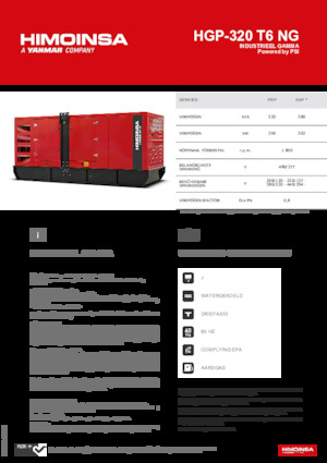 Stromerzeuger, Benzin HIMOINSA HGP-320 T6 NG
