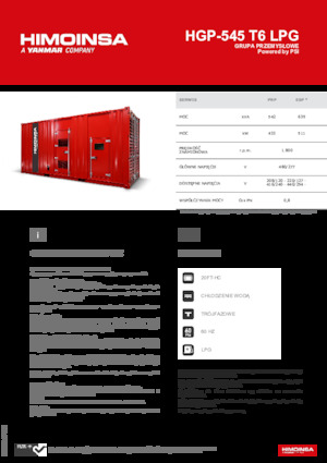 Stromerzeuger, Benzin HIMOINSA HGP-545 T6 LPG
