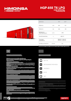 Stromerzeuger, Benzin HIMOINSA HGP-855 T6 LPG