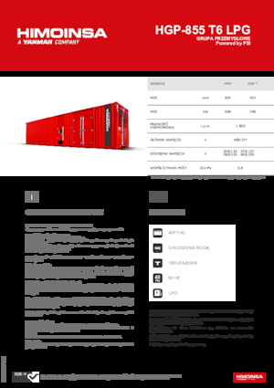 Stromerzeuger, Benzin HIMOINSA HGP-855 T6 LPG