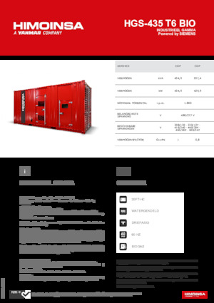 Stromerzeuger, Benzin HIMOINSA HGS-435 T6 BIO