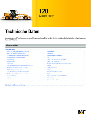 Grader Caterpillar 120