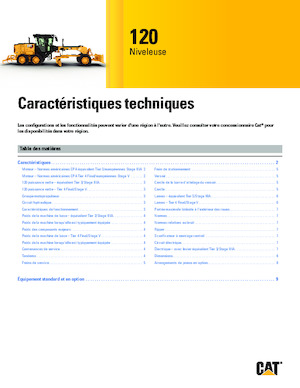 Grader Caterpillar 120