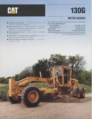 Grader Caterpillar 130G