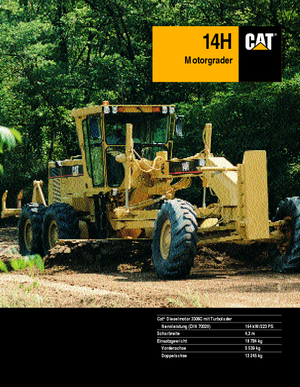Grader Caterpillar 14H