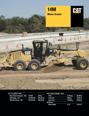 Grader Caterpillar 14M