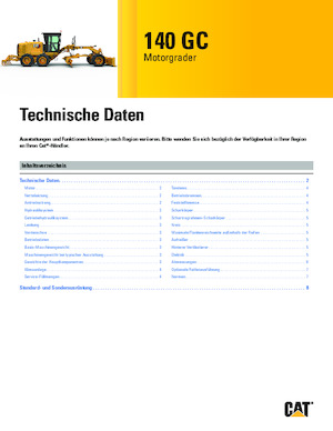 Grader Caterpillar 140 GC AWD