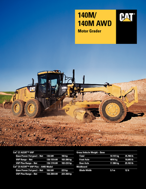 Grader Caterpillar 140M