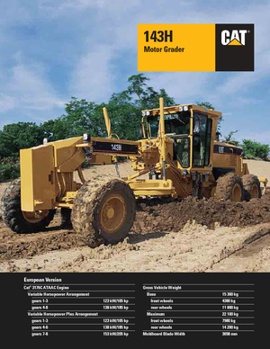 Grader Caterpillar 143H