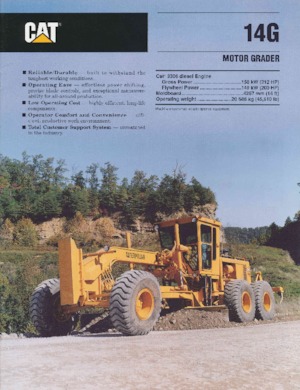 Grader Caterpillar 14G