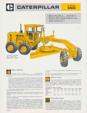 Grader Caterpillar 14G