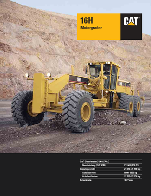 Grader Caterpillar 16H