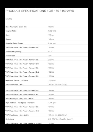 Grader Caterpillar 160