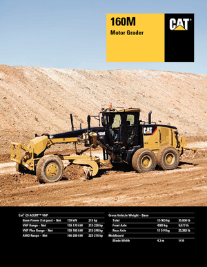 Grader Caterpillar 160M