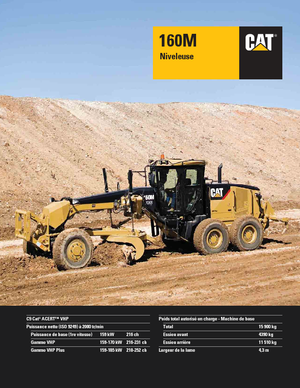 Grader Caterpillar 160M