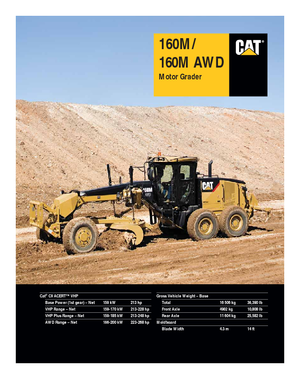 Grader Caterpillar 160M