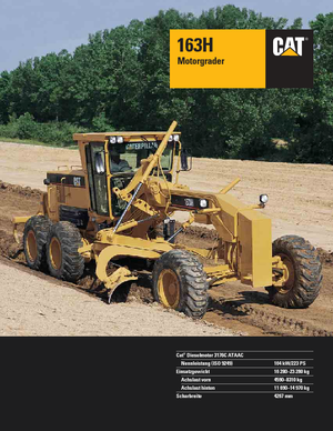 Grader Caterpillar 163H