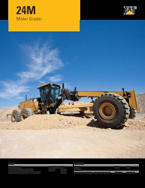 Grader Caterpillar 24M