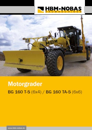 Grader HBM-NOBAS BG 160 TA-5 EP