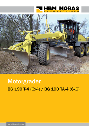 Grader HBM-NOBAS BG 190 TA-4