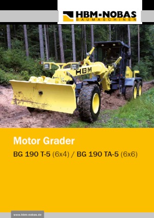Grader HBM-NOBAS BG 190 TA-5