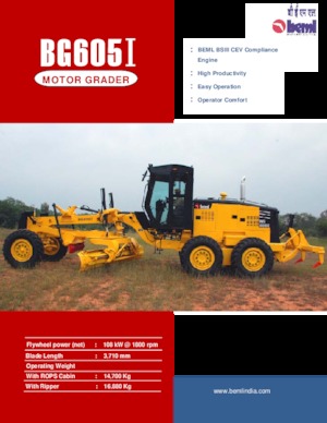 Grader Beml BG605I