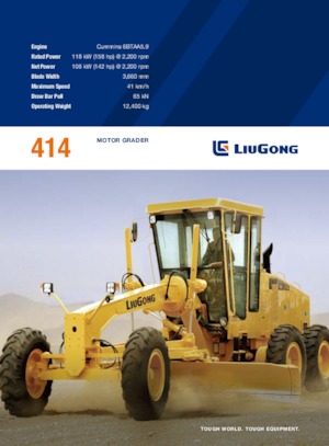 Grader Liugong 414 