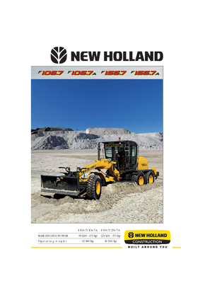 Grader New Holland F 106.7