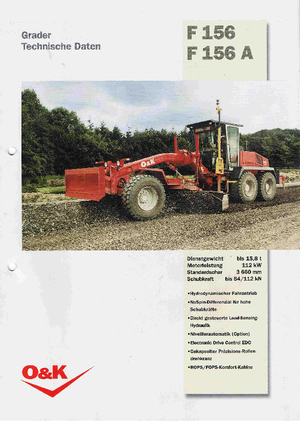 Grader O&K F 156