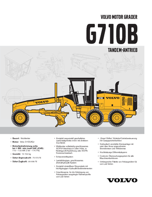 Grader Volvo G710B