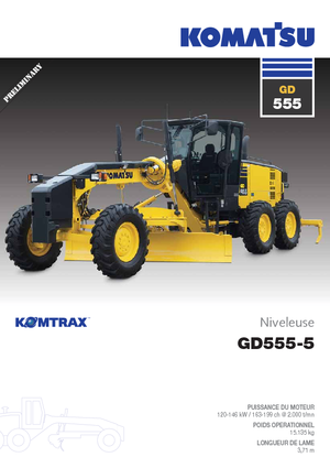 Grader Komatsu GD555-5