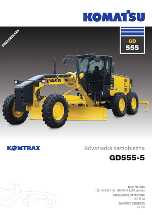 Grader Komatsu GD555-5