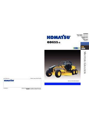 Grader Komatsu GD655-5