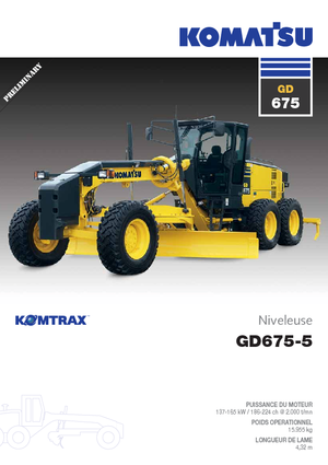 Grader Komatsu GD675-5