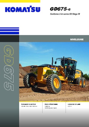 Grader Komatsu GD675-6