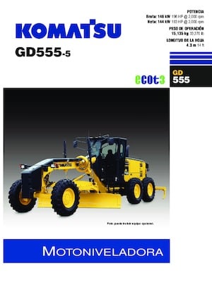 Grader Komatsu GD555-5