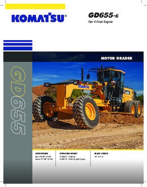 Grader Komatsu GD655-6