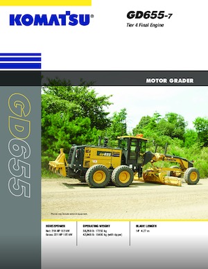 Grader Komatsu GD655-7