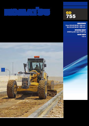 Grader Komatsu GD755-5R